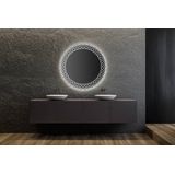 Gliss Design Fantasia spiegel met LED-verlichting en verwarming 100cm