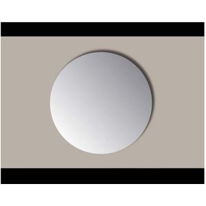 Sanicare Q-mirrors spiegel rond 60 cm. zonder omlijsting / PP geslepen
