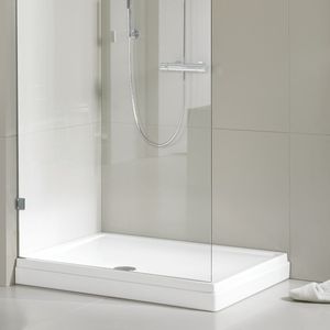 Riho Davos rechthoekige douchebak 100x80cm wit glans