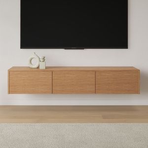 Livli Melbourne zwevend tv meubel 200cm naturel eiken