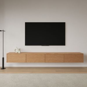 Livli Melbourne zwevend tv meubel 280cm naturel eiken
