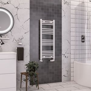 Eastbrook Wendover gebogen verticale radiator 100x40cm Wit 313 watt