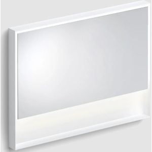 Clou Look at Me spiegel met LED-verlichting 110x80cm wit mat