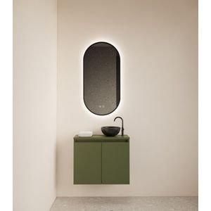 Gliss Design Echo toiletmeubel 60cm olijfgroen