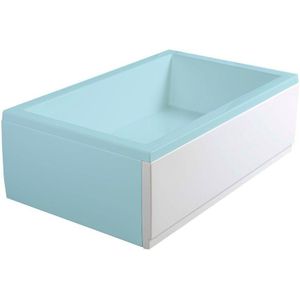 Polysan Deep Plain douchebakpaneel 110x36cm rechts wit