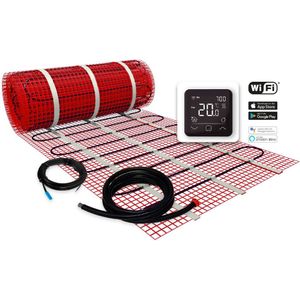 Plieger Heat elektrische vloerverwarmingsmat 50x500cm = 2.5m² 375W