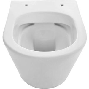 Mueller Afesta toiletpot randloos 52cm mat wit