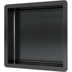 Brauer Gunmetal Edition Inbouw Nis 30x30cm Gunmetal Geborsteld PVD