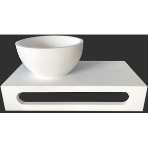 Lambini Designs fontein planchet met Solid Surface waskom 40x22cm