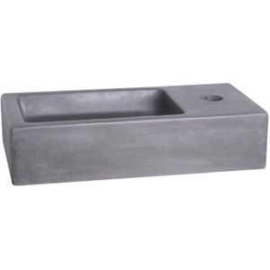 Differnz Ravo fontein 38.5x18.5x9cm beton donker grijs