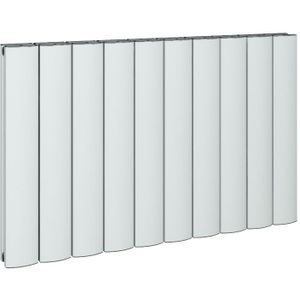 Eastbrook Guardia horizontale aluminium radiator 60x66cm Mat wit 1120 watt