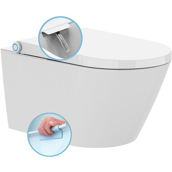 Toilet met geintegreerde wasbak - Toilet kopen? | Mooi design, lage prijs |  beslist.be