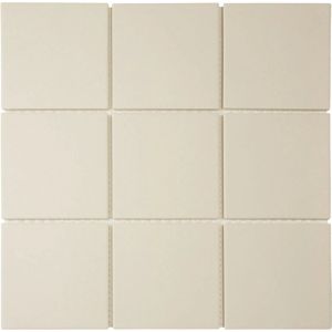 The Mosaic Factory London vierkante mozaïek tegels 95x95 wit