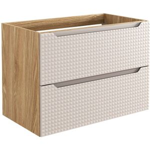 Comad Luxor Beige onderkast met 2 lades 80cm beige