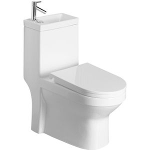Met wasbak - Witte - Toilet kopen? | Mooi design, lage prijs | beslist.nl