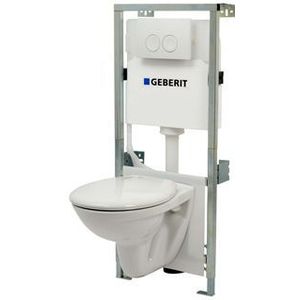 Plieger Flow WC-element pack dualflush met UP100 reservoir wit