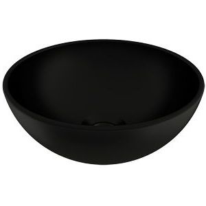 Plieger Mini Round waskom 26x12cm mat zwart