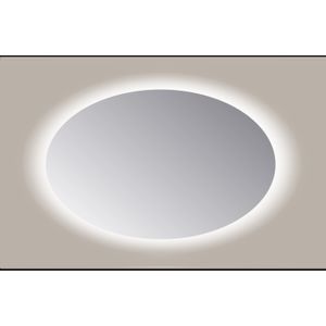Sanicare Q-mirrors ovale spiegel 90x140cm met LED verlichting 6000K