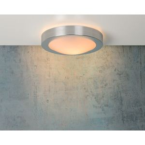 Lucide Fresh ronde plafondlamp 27cm 20W mat chroom