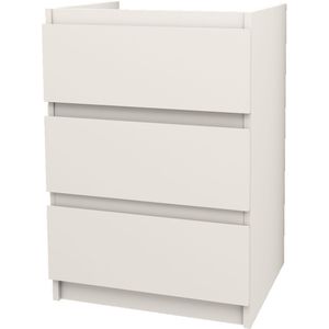 Staand Badkamermeubel Onderkast Jupiter cm Mat Wit