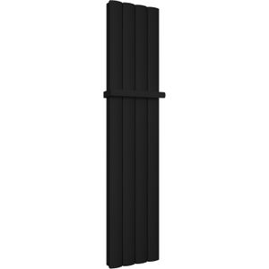 Eastbrook Guardia handdoekbeugel verticale radiator 37.5cm mat zwart