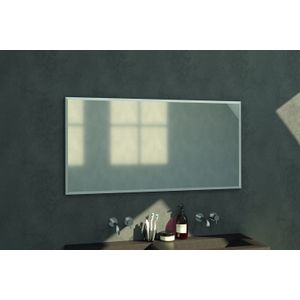 Sanituba Silhouette 140x70cm spiegel met RVS look omlijsting