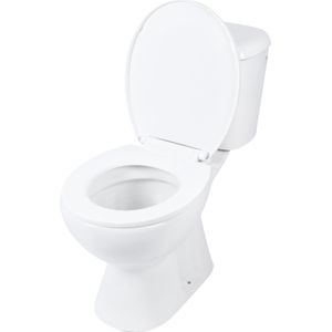 Differnz staand toilet duoblok PK wit