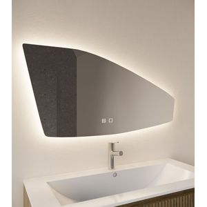 Gliss Design Tartaros spiegel met LED-verlichting en verwarming 120x50cm