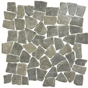 Terre d'Azur Black flat natuursteen mozaiek 30x30