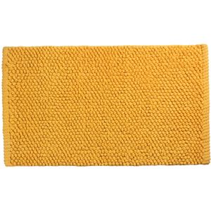 Differnz Popcorn Badmat – Oker Douchemat – 100% Katoen – Geschikt voor Vloerverwarming – 50 x 80 cm