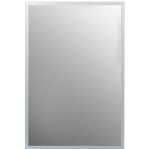 Plieger Basic spiegel met satijn facetrand 50x40cm