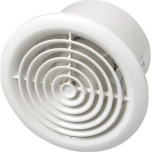 Plieger ventilator circle 98m³ Ø100mm wit