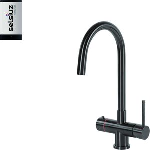 Selsiuz Inox kokend water kraan met titanium single boiler en C-uitloopkraan gunmetal