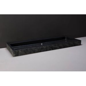 Forzalaqua Palermo wastafel 120x50cm zonder kraangat graniet gekapt