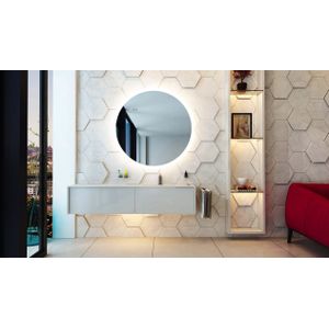 Gliss Design Oko ronde spiegel met verlichting en verwarming 60cm