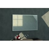 Sanituba Silhouette 120x70cm spiegel met RVS look omlijsting