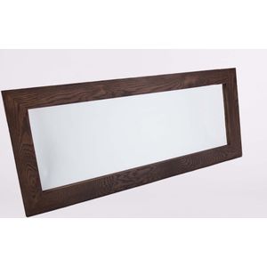 B-Stone Wood spiegel met donker eiken omlijsting 120x50cm