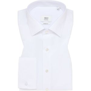 MODERN FIT Luxury Shirt in wit vlakte