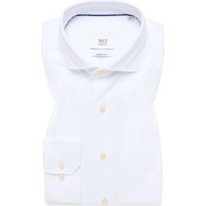 MODERN FIT Jersey Shirt in wit vlakte