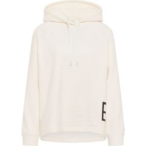 Sweatjack in off-white vlakte