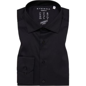 MODERN FIT Performance Shirt in zwart vlakte