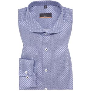 SLIM FIT Overhemd in blauw/lichtblauw gedrukt