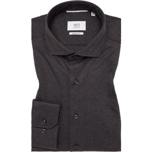 MODERN FIT Jersey Shirt in antraciet vlakte