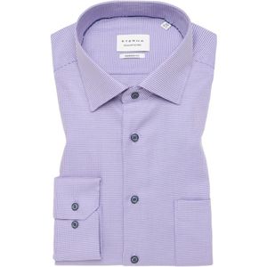 MODERN FIT Overhemd in lavendel gestructureerd