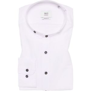 MODERN FIT Linen Shirt in wit vlakte