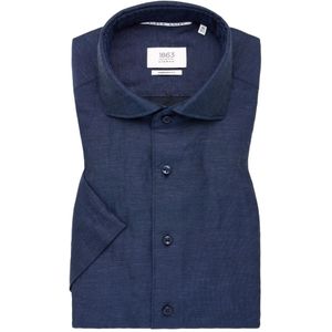 MODERN FIT Linen Shirt in midnight vlakte