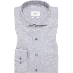 SLIM FIT Jersey Shirt in grijs vlakte