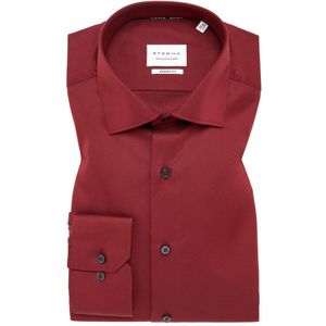 MODERN FIT Cover Shirt in donkerrood vlakte
