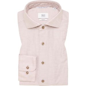 SLIM FIT Linen Shirt in zand vlakte