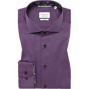 SLIM FIT Cover Shirt in lila vlakte